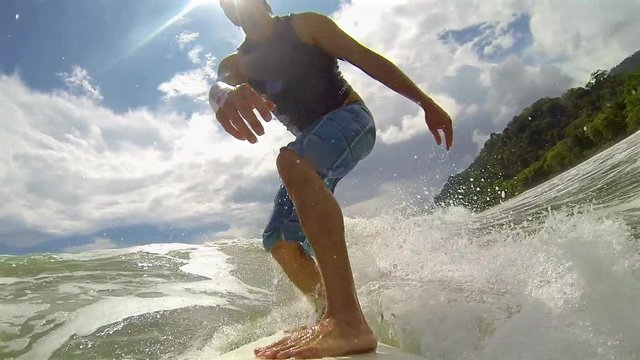 Action Packed Surfing in the Waves of Costa Rica