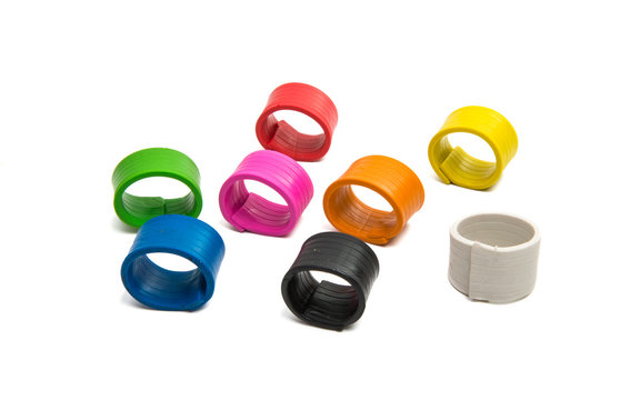 colored clay clay isolated
