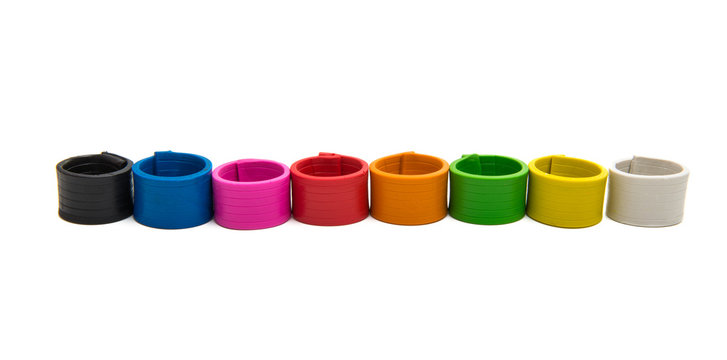 colored clay clay isolated