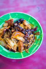 Malaysian tandoori dried chilli chicken