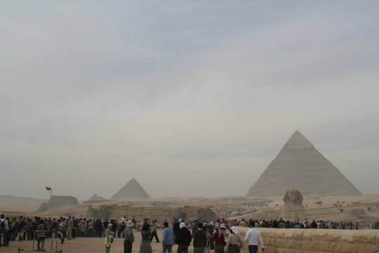 The Great Pyramids of Giza and the Spinx