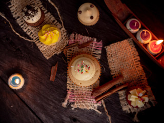 cupcake en conjunto