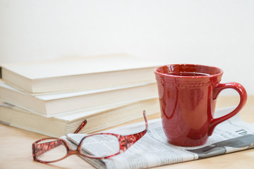 Morning Reading and Coffee Time 