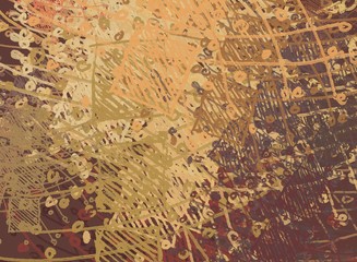 Abstract painting on canvas. Hand made art. Colorful texture. Modern artwork. Strokes of fat paint. Brushstrokes. Contemporary art. Artistic background image.