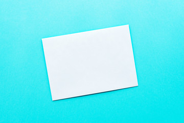 White mail envelope mock up