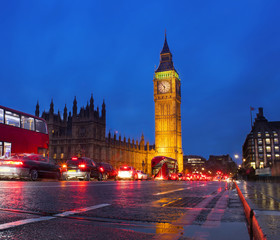 London city scene with Big Ben landmark
