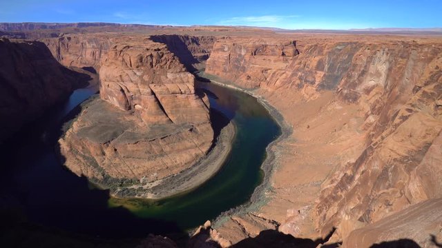 Colorado River at Horseshoe Bend lookout - Navajo Reservation, Arizona