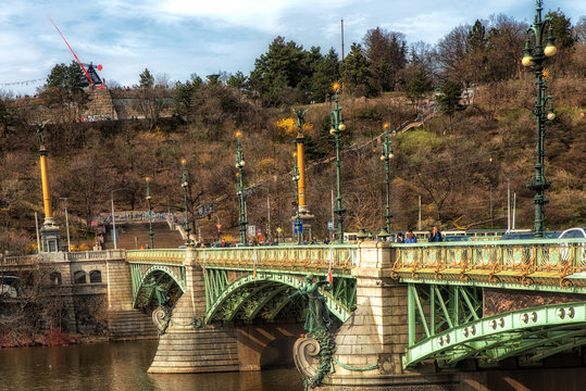 Svatopluk Cech Bridge in Prague