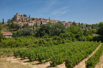 Fototapeta na wymiar Ansouis, a commune in the Vaucluse department in the Provence-Alpes-Côte d'Azur region in southeastern France