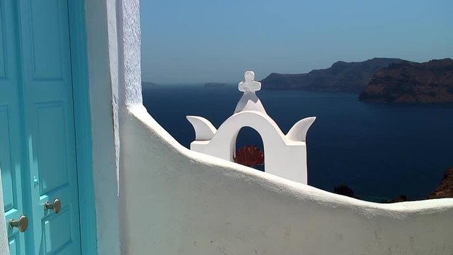Focus in to Blue Door and Greek Mediterranean