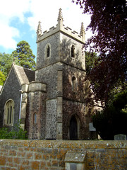 Fototapeta na wymiar Saint Adeline church in the Cotswold village of Little Sodbury