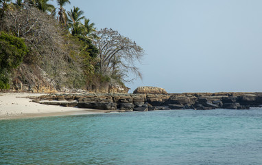 Isla Bartolome en archipielago Las Perlas, Panama
