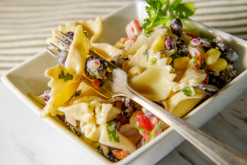 Mexican Black Bean Pasta Salad © Ezume Images