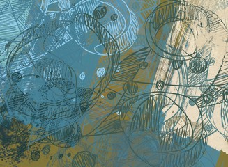 Abstract painting on canvas. Hand made art. Colorful texture. Modern artwork. Strokes of fat paint. Brushstrokes. Contemporary art. Artistic background image.