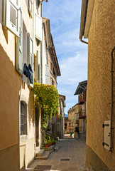 Obraz premium Beautiful medieval village Entrevaux in Provence, France