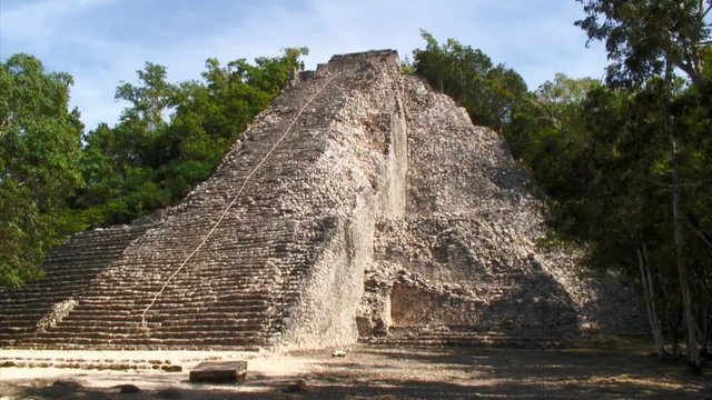 Mayan Pyramid in Jungle