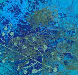 Abstract painting on canvas. Hand made art. Colorful texture. Modern artwork. Strokes of fat paint. Brushstrokes. Contemporary art. Artistic background image.