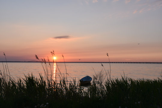 Sunset by the Oland Bridge