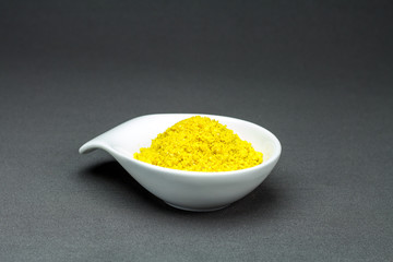 Cassava flour in a bowl