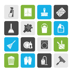 Cleaning and Hygiene icons  - vector icon set 