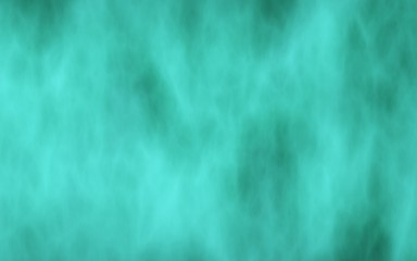 Background of abstract green color smoke. The wall of green fog. 3D illustration