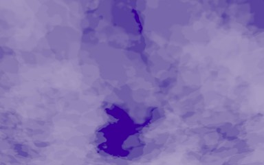 Background of abstract purple color smoke. The wall of purple fog. 3D illustration