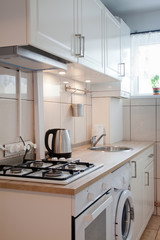 Fototapeta premium bright kitchen interior