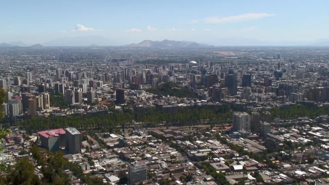 Beautiful View From Top, Santiago