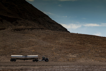 Truck in Death Valley, California