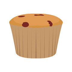 Isolated muffin image