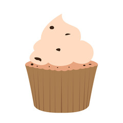 Isolated cupcake icon