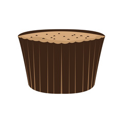 Isolated muffin icon