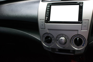 Fototapeta premium Car dashboard close up.