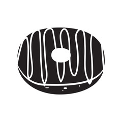 Isolated donut icon