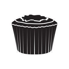 Isolated muffin icon