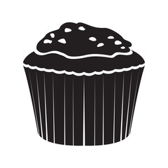 Isolated muffin icon