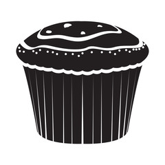 Isolated muffin icon