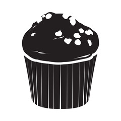 Isolated muffin icon