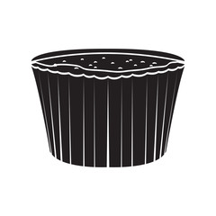Isolated muffin icon