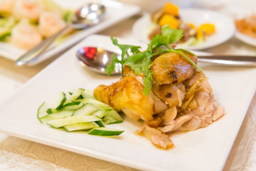 delicious Chinese roast chicken