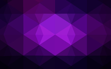 Obraz premium Dark Purple, Pink vector low poly texture.