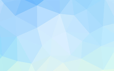 Light BLUE vector abstract polygonal pattern.