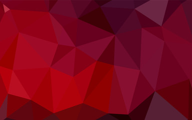 Obraz premium Dark Red vector abstract mosaic pattern.