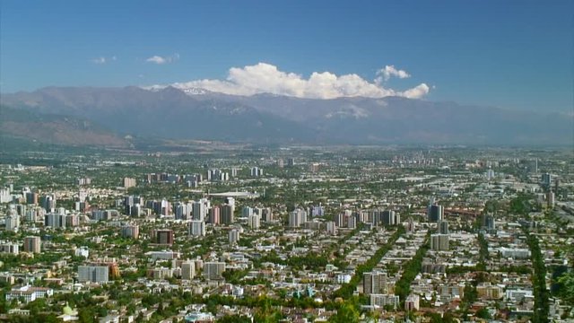 Beautiful Lockdown View From earth, Santiago