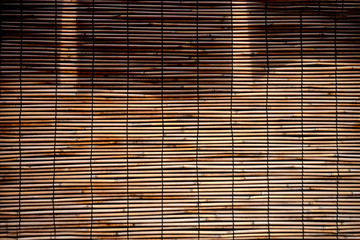 Curtain bamboo background and texture                            