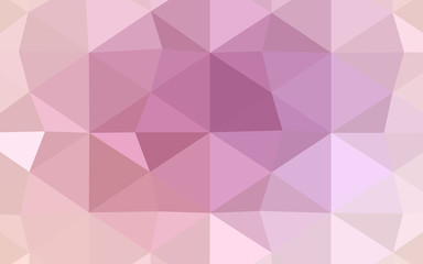 Obraz premium Light BLUE vector triangle mosaic cover.