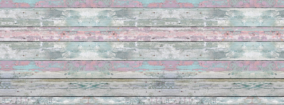 Fototapeta old wooden light pastel  multicolored texture