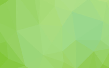 Light Green vector shining triangular cover.