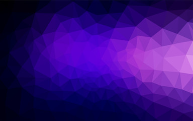 Fototapeta premium Dark Purple, Pink vector triangle mosaic template.