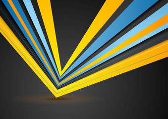 Abstract stripes corporate geometric background